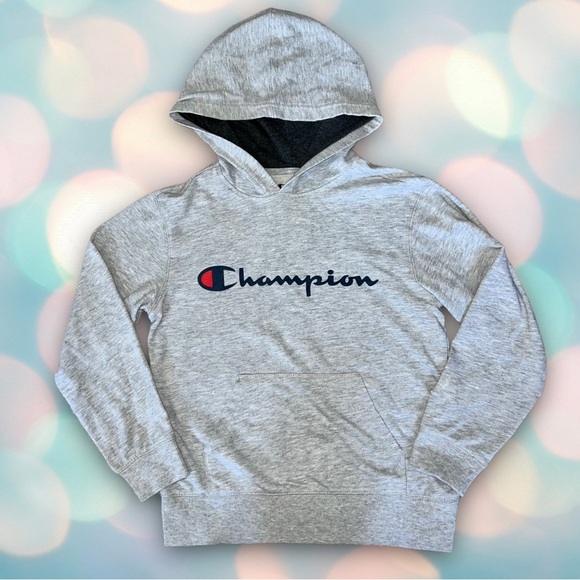 Champion Youth Boy’s Gray Athletic Sweatshirt Hoodie Size S - Picture 1 of 4